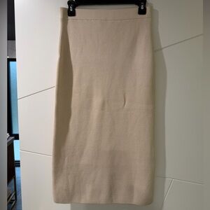 & Other Stories Beige Ribbed Knitwear